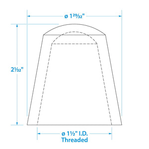 Replacement Globe All-Round Stern Light, Anti-Glare Globe