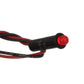 LED Red Indicator Light, 14V, 6 in. Lead Wires, 1/4 in. Light