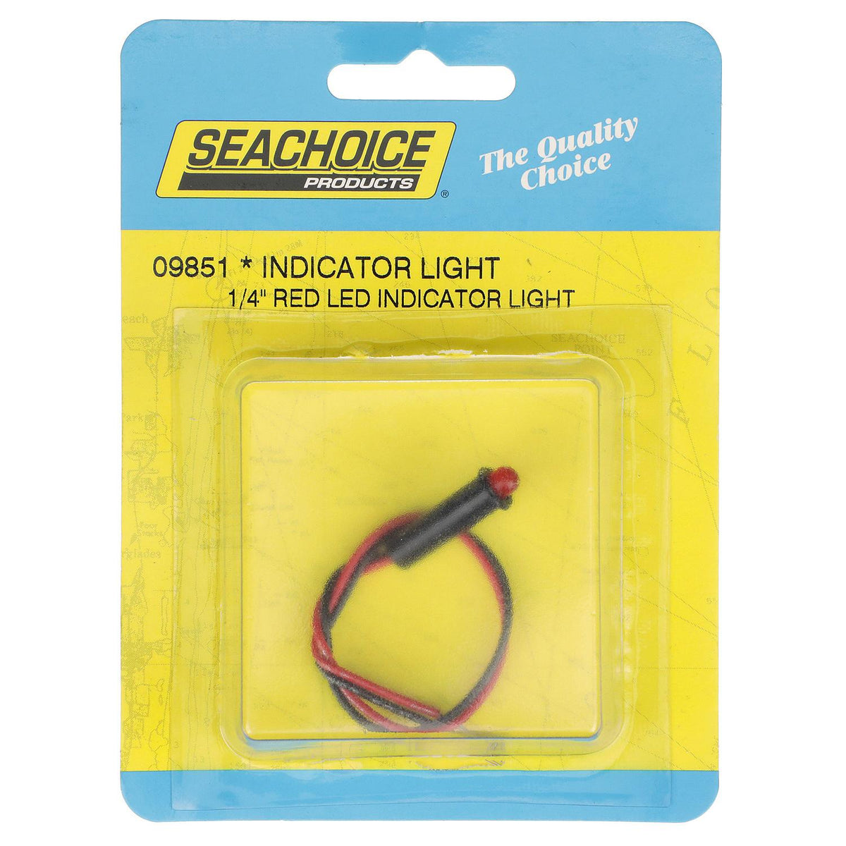 LED Red Indicator Light, 14V, 6 in. Lead Wires, 1/4 in. Light