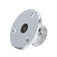 Chrome Plated Brass Cable Outlet - 1/4in