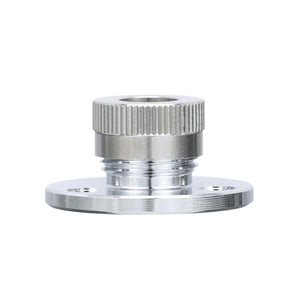 Chrome Plated Brass Cable Outlet - 1/4in