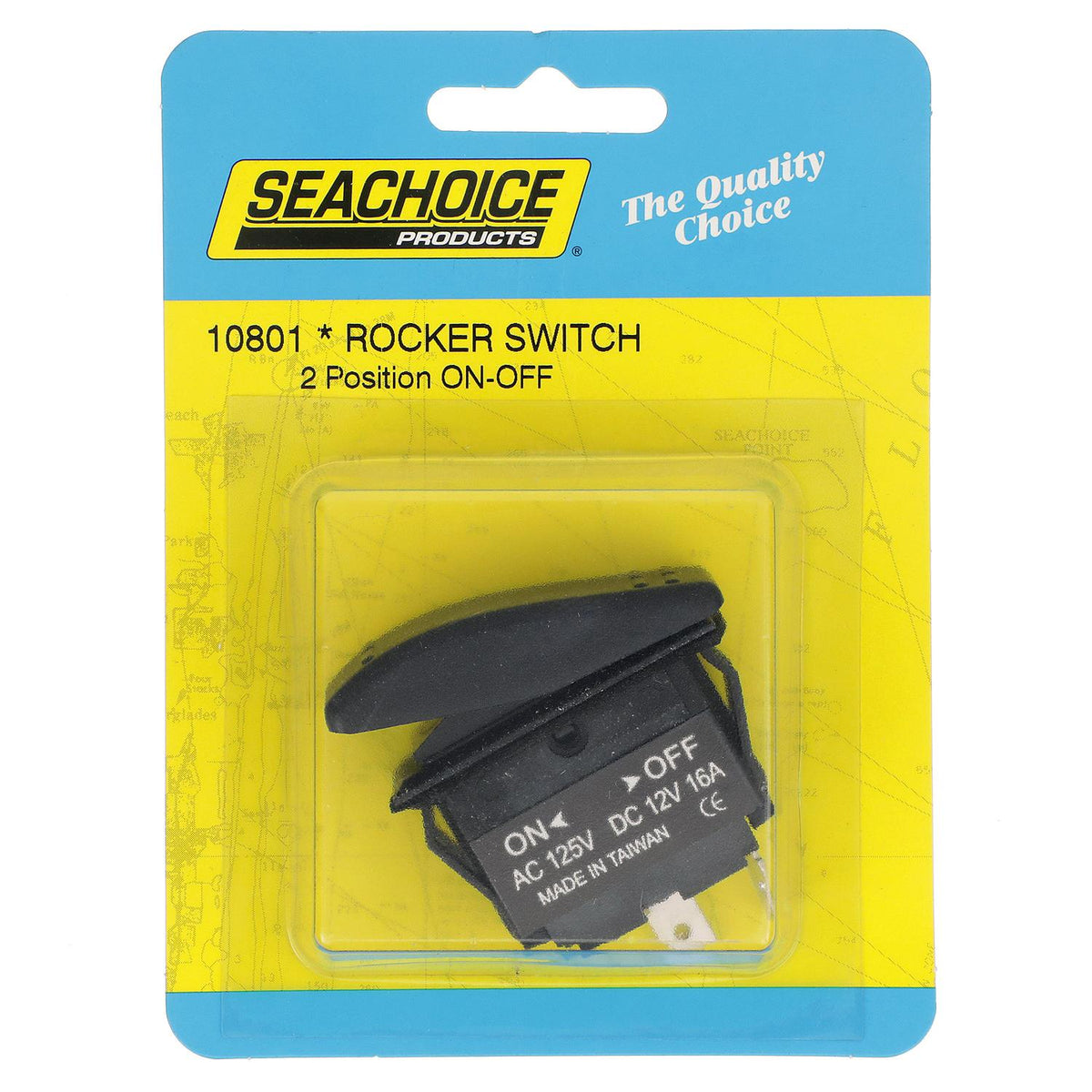 Non-Illuminated Rocker Switch, ON-OFF SPST Black