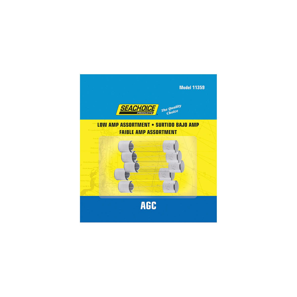 Low Amp AGC Glass Fuse Assortment, 5ea