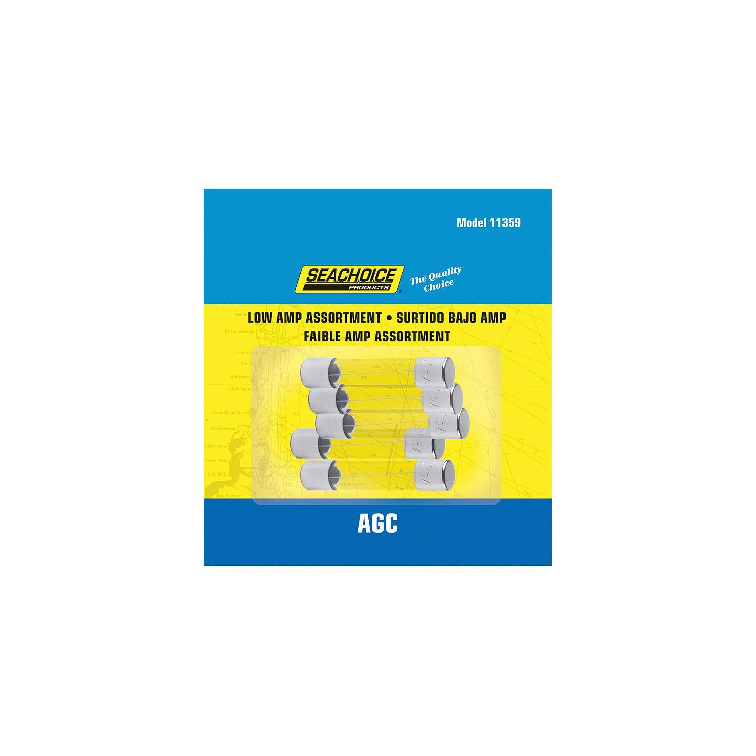 Low Amp AGC Glass Fuse Assortment, 5ea