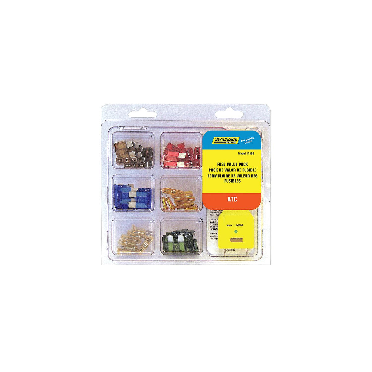 ATC Fuse Value Pack, 42 Assorted ATC Fuses & Tester