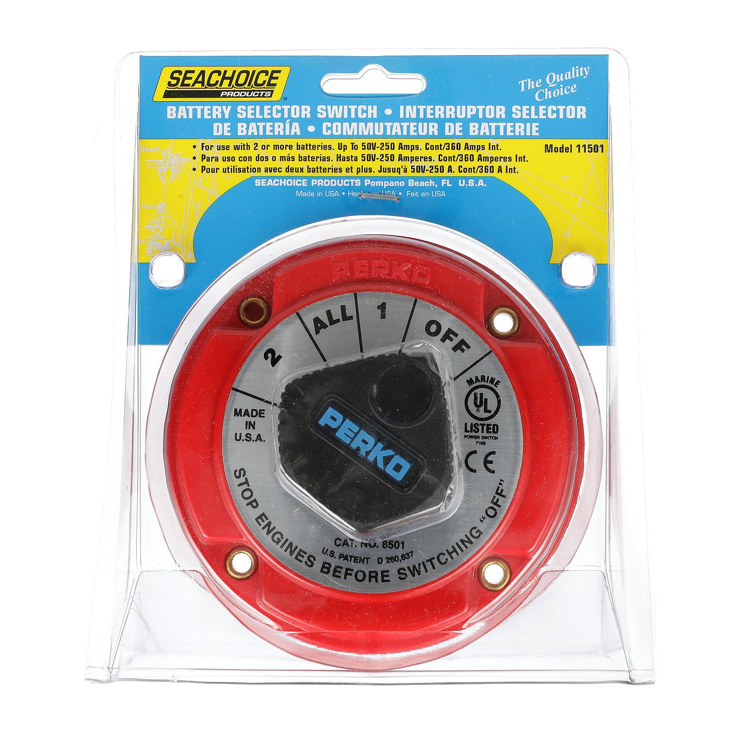 Battery Select Switch, Disconnect Isolator Cutoff, Dual, 12 -50V