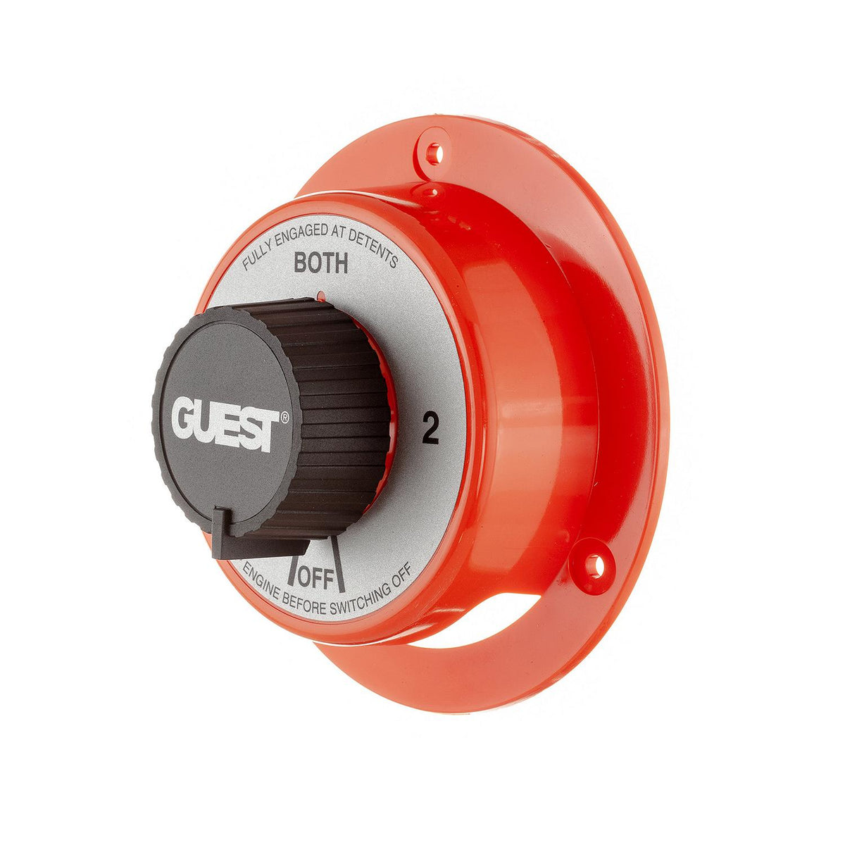 Battery Select Switch, 4 Positions 1/2/Both/Off, 5-1/2 in x 2-5/8in