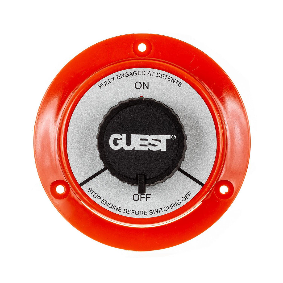 Battery Select Switch, 2 Positions On/Off, 5-1/2 in. Dia. X 2-5/8 in. High