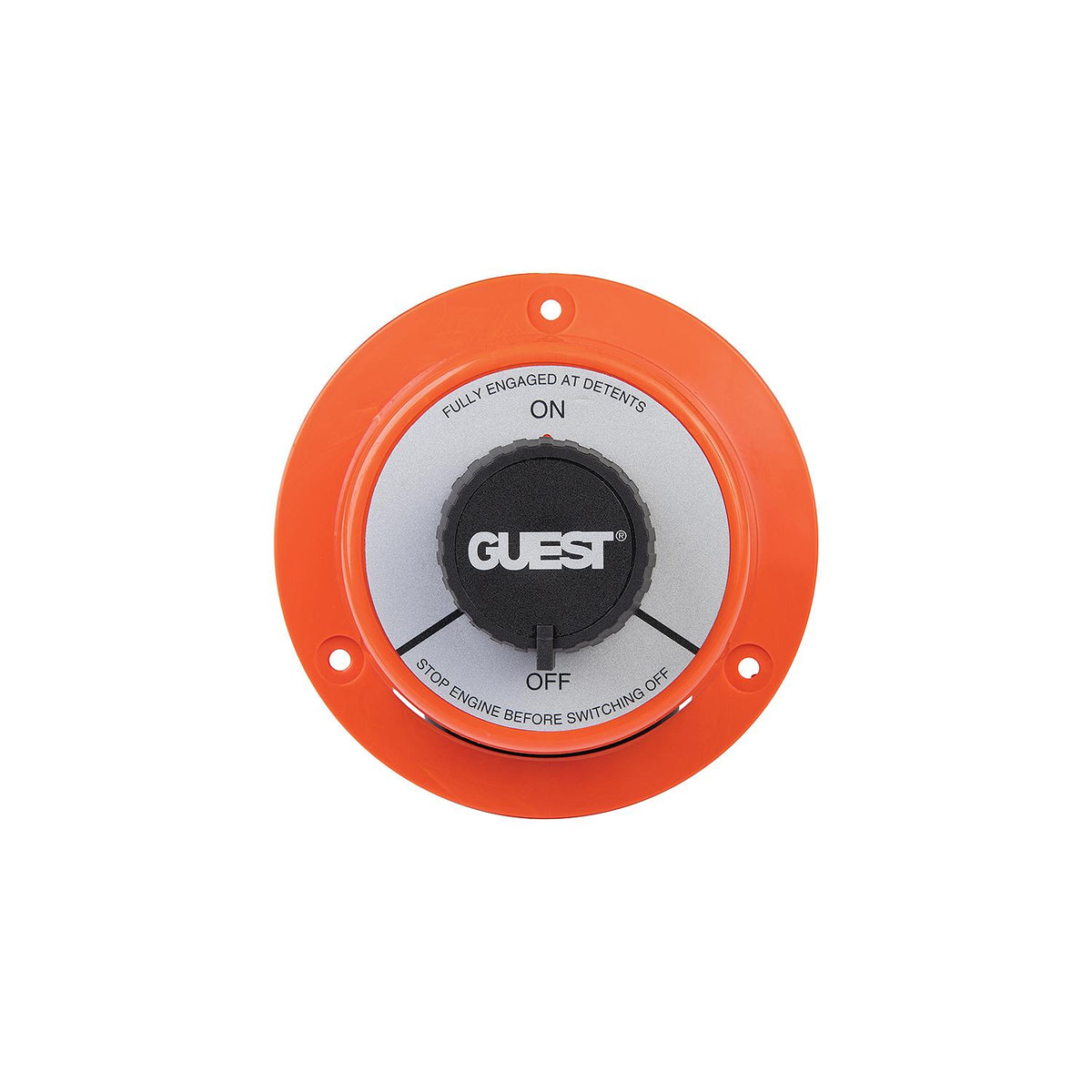 Battery Select Switch, 2 Positions On/Off, 5-1/2 in. Dia. X 2-5/8 in. High
