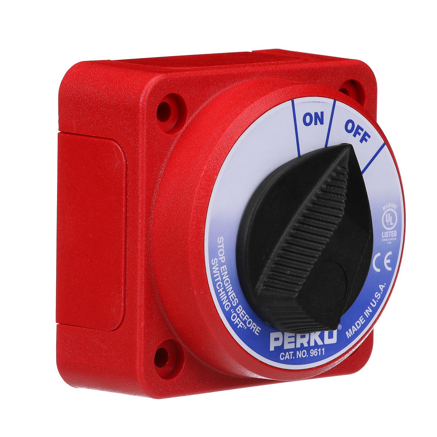 Battery Select Switch, Compact, Disconnect Isolator Cutoff, 12 -50V