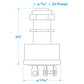 3 Position Heavy Duty Ignition Starter Switch