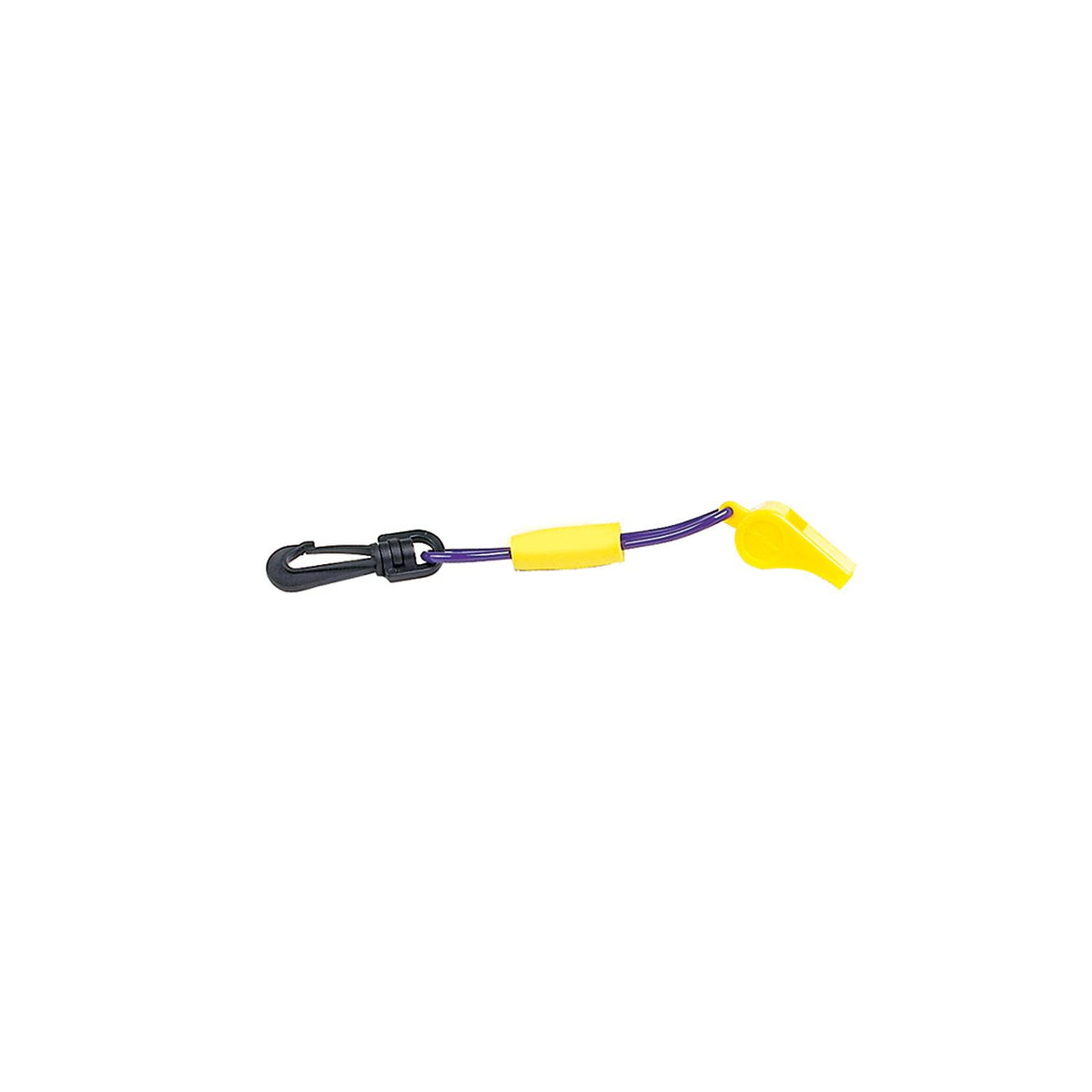 Whistle w/ Lanyard, Purple/Yellow