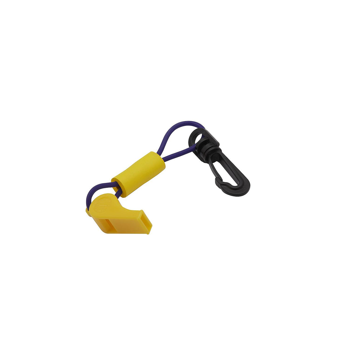 Whistle w/ Lanyard, Purple/Yellow