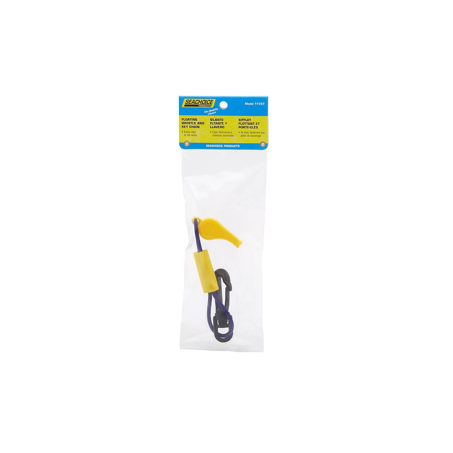 Whistle w/ Lanyard, Purple/Yellow