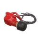 2-Position Off/Momentarily On Push Button Switch, 6-36V, 18 Gauge Wire Leads
