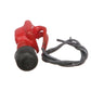 2-Position Off/Momentarily On Push Button Switch, 6-36V, 18 Gauge Wire Leads