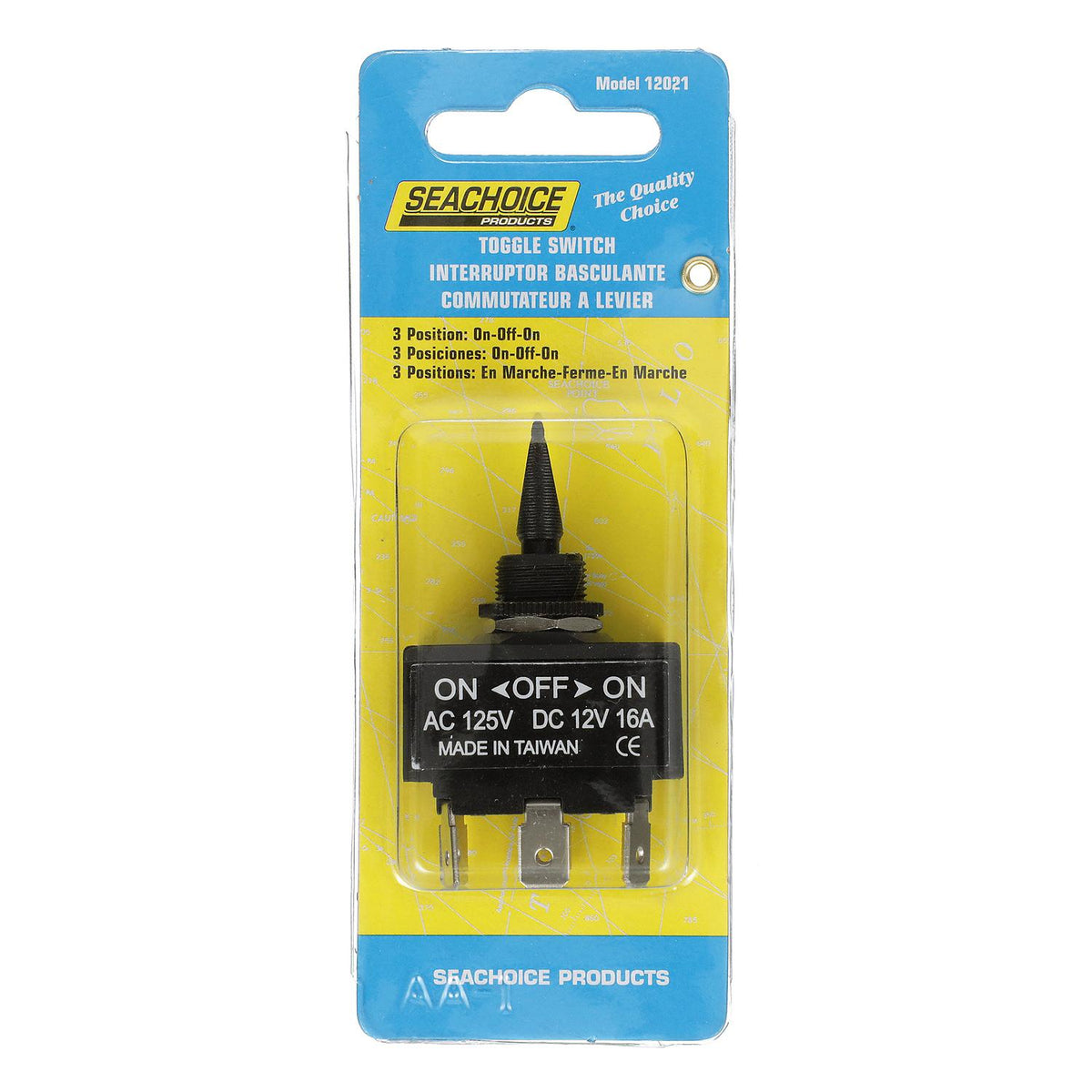 3-Position Toggle Switch, On/Off/On, Bulk