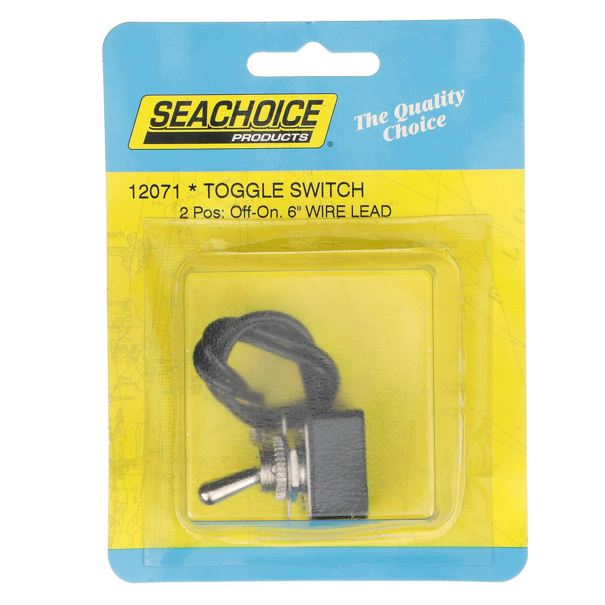 2-Position Heavy Duty Toggle Switch, On/Off, 6 in. Wire Leads