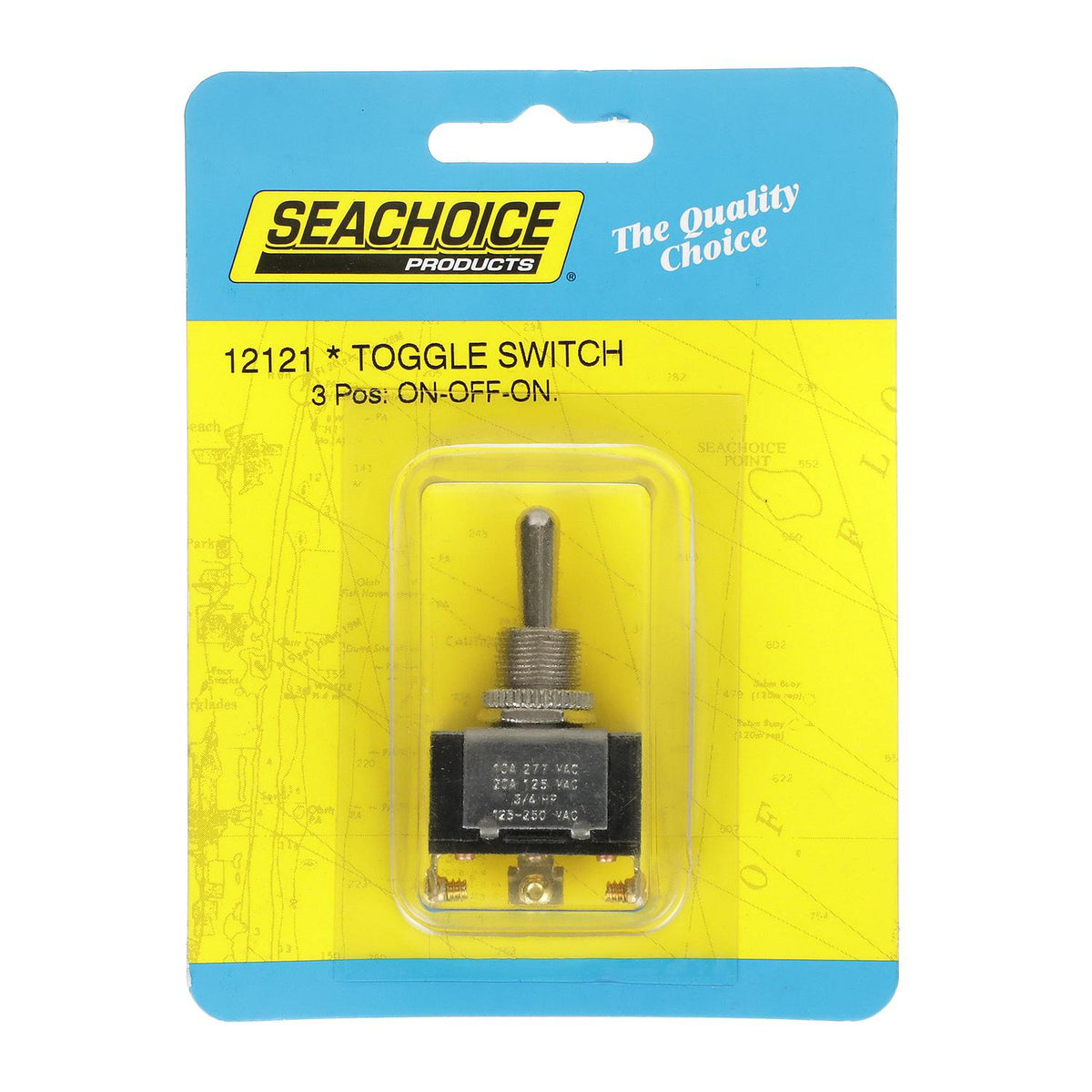 3-Position Boat Toggle Switch, On/Off/On