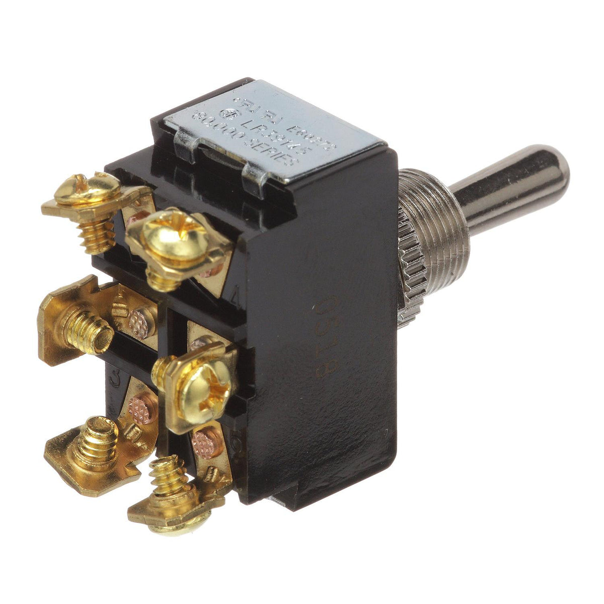 3-Position Heavy Duty Toggle Switch, On/Off/On