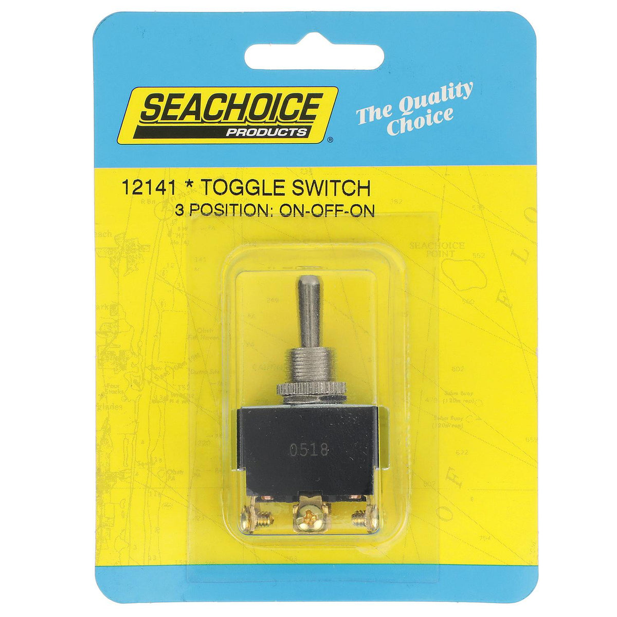 3-Position Heavy Duty Toggle Switch, On/Off/On