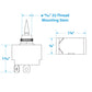 2-Position Illuminated Toggle Switch, On/Off