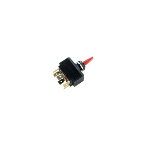 Illuminated Toggle Switch, On/ Off/ Mom On