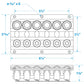 LED 12V 6-Switch Distibution Panel, Pre-Wired, 6 Gang