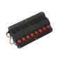 LED 12V 8-Switch Distibution Panel, Pre-Wired, 8 Gang