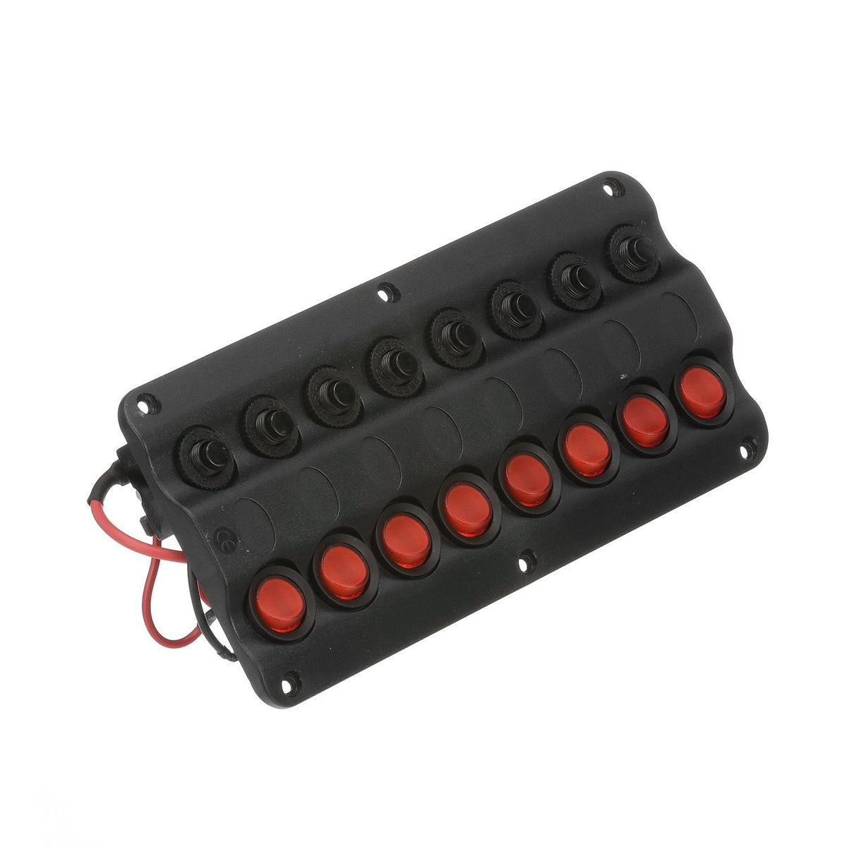 LED 12V 8-Switch Distibution Panel, Pre-Wired, 8 Gang
