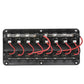 LED 12V 8-Switch Distibution Panel, Pre-Wired, 8 Gang