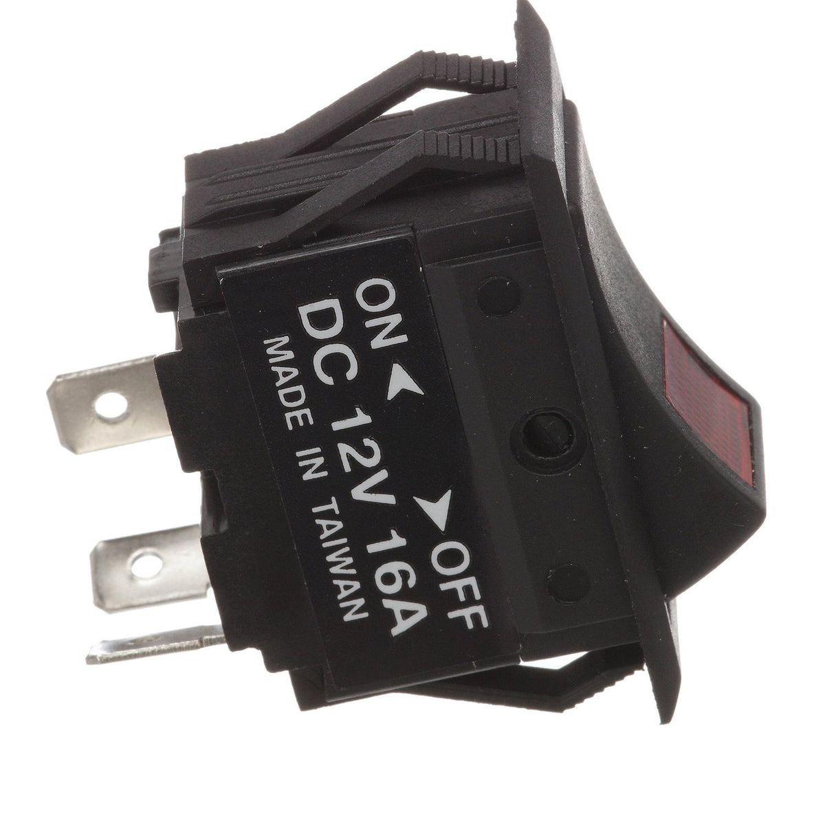 Illuminated Rocker Switch, 3 Terminal, On/Off