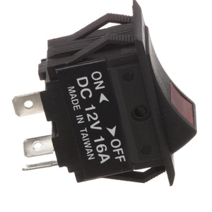 Illuminated Rocker Switch, 3 Terminal, On/Off
