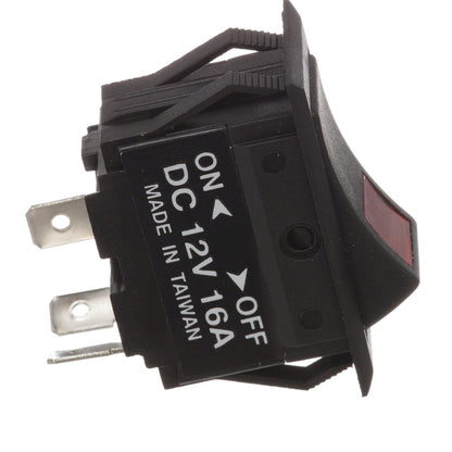 Illuminated Rocker Switch, 3 Terminal, On/Off