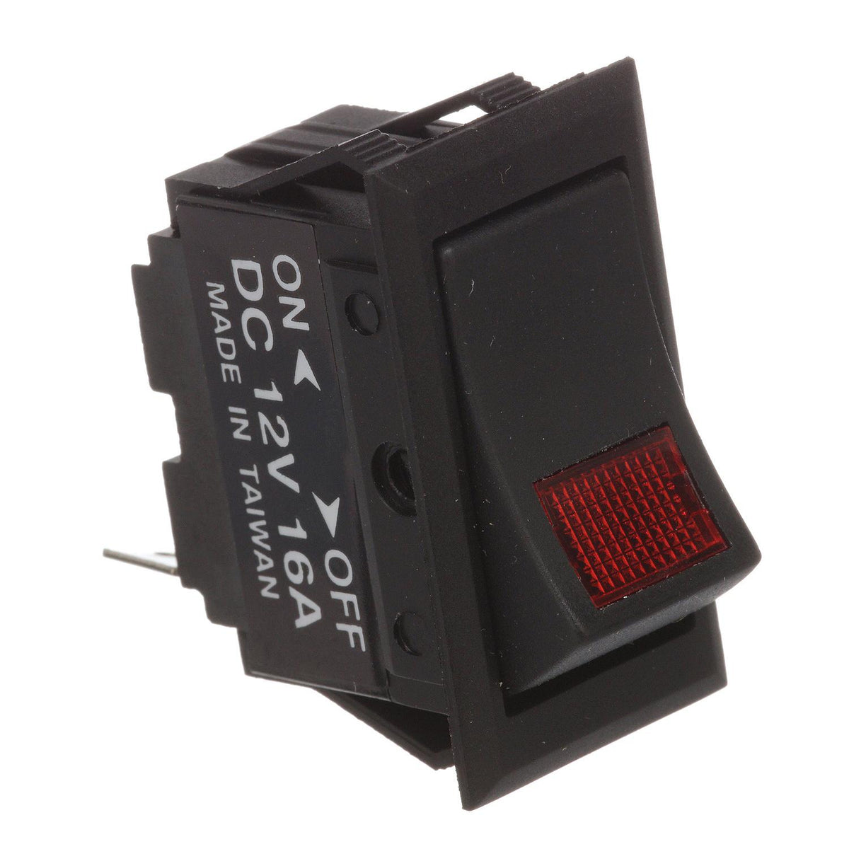 Illuminated Rocker Switch, 3 Terminal, On/Off
