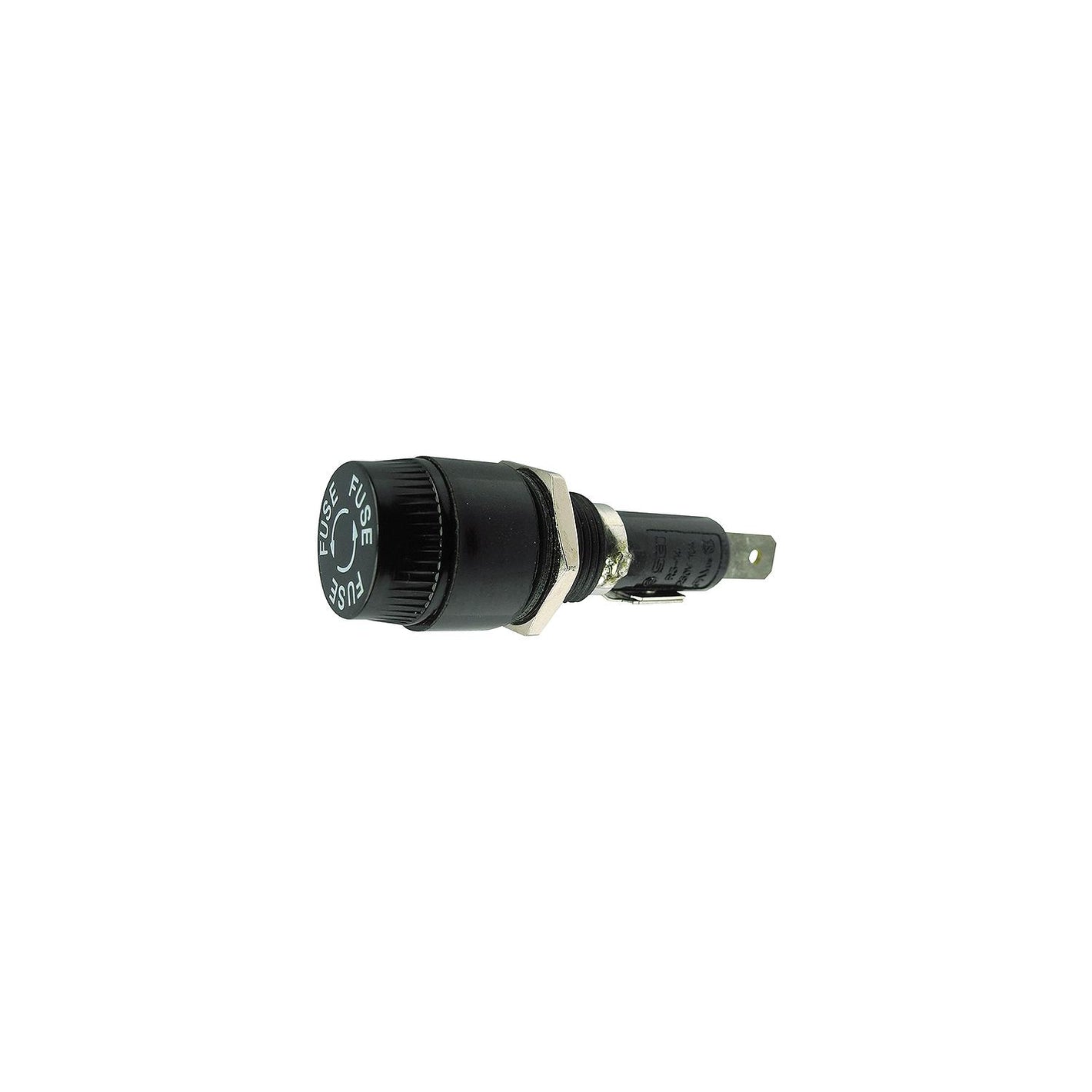 Round Panel Mountt Fuse Holder-Bulk, Bulk/ 25PK