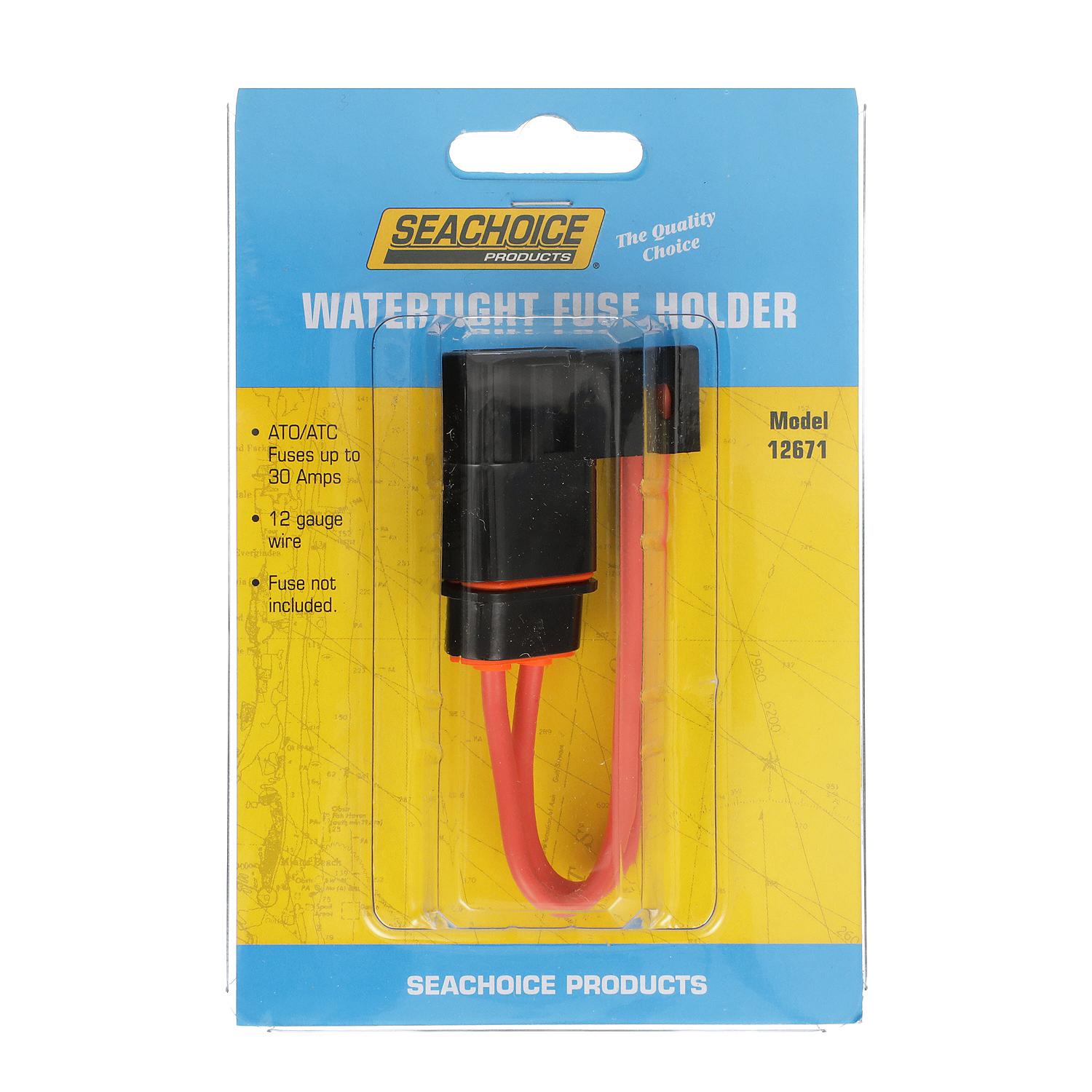 in-Line Fuse Holder, Waterproof, 30 Amp Fuse