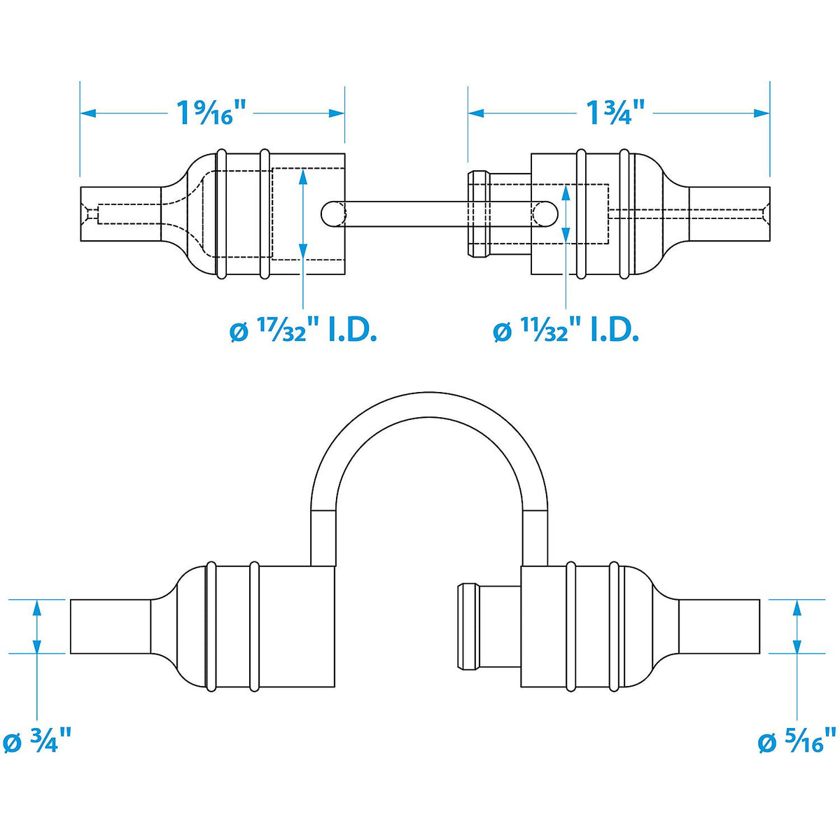 In-Line Fuse Holder, Waterproof, 20 Amp Fuse, 2/PK