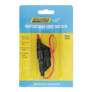 In-Line Fuse Holder w/ Spare, Waterproof, 10 Amp Fuse