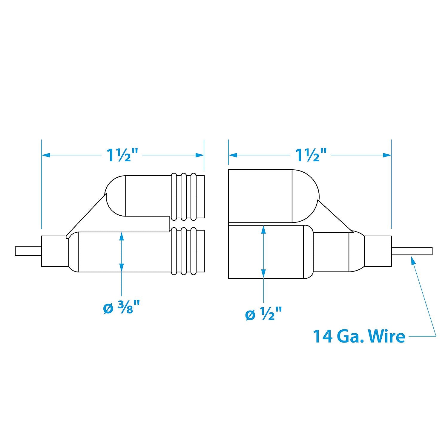 In-Line Fuse Holder w/ Spare, Waterproof, 10 Amp Fuse