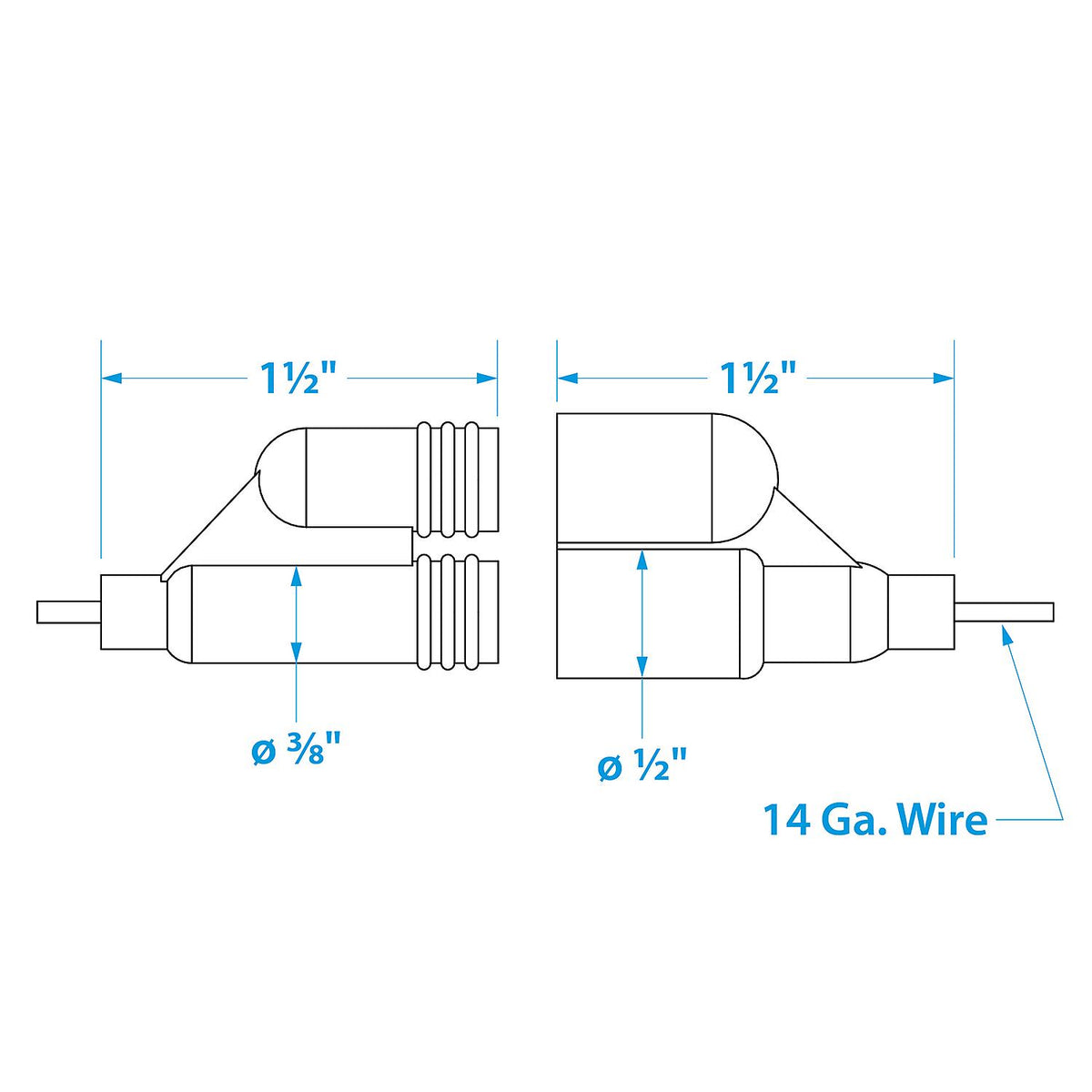 In-Line Fuse Holder w/ Spare, Waterproof, 20 Amp Fuse