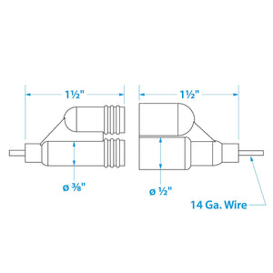 In-Line Fuse Holder w/ Spare, Waterproof, 20 Amp Fuse