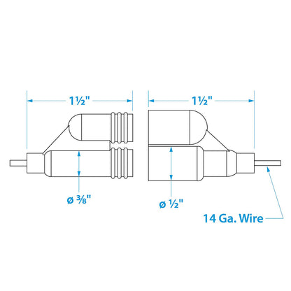 In-Line Fuse Holder w/ Spare, Waterproof, 20 Amp Fuse