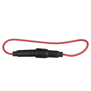 in-Line Fuse Holder w/ Fuse, Waterproof, 10 Amp Fuse