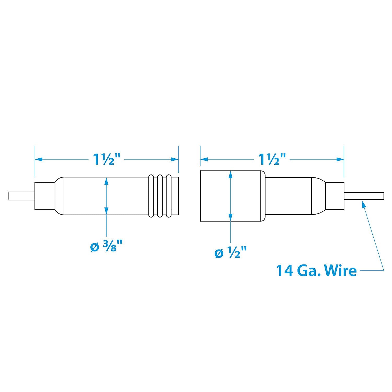 in-Line Fuse Holder w/ Fuse, Waterproof, 10 Amp Fuse