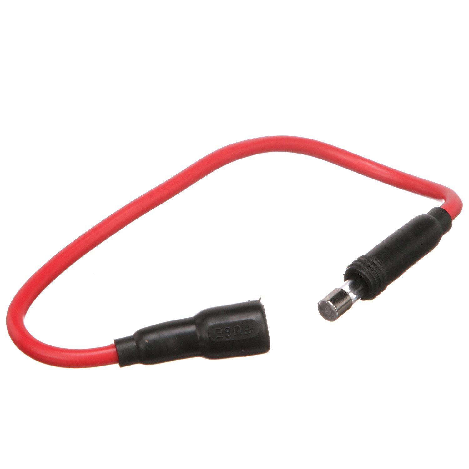 in-Line Fuse Holder w/ Spare Fuse Compartment, Waterproof, 30 Amp Fuse