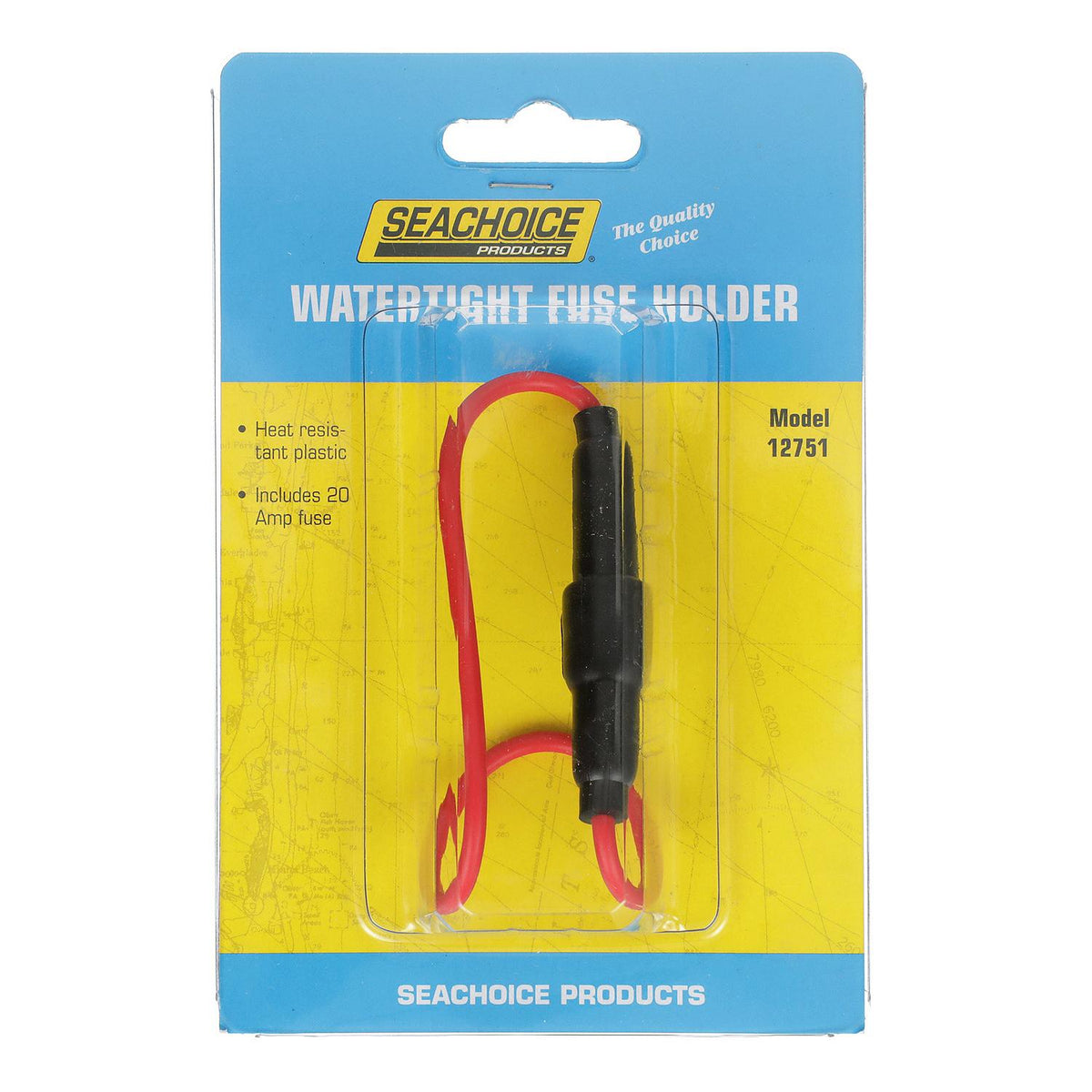 In-Line Fuse Holder w/ Fuse, Waterproof, 20 Amp Fuse