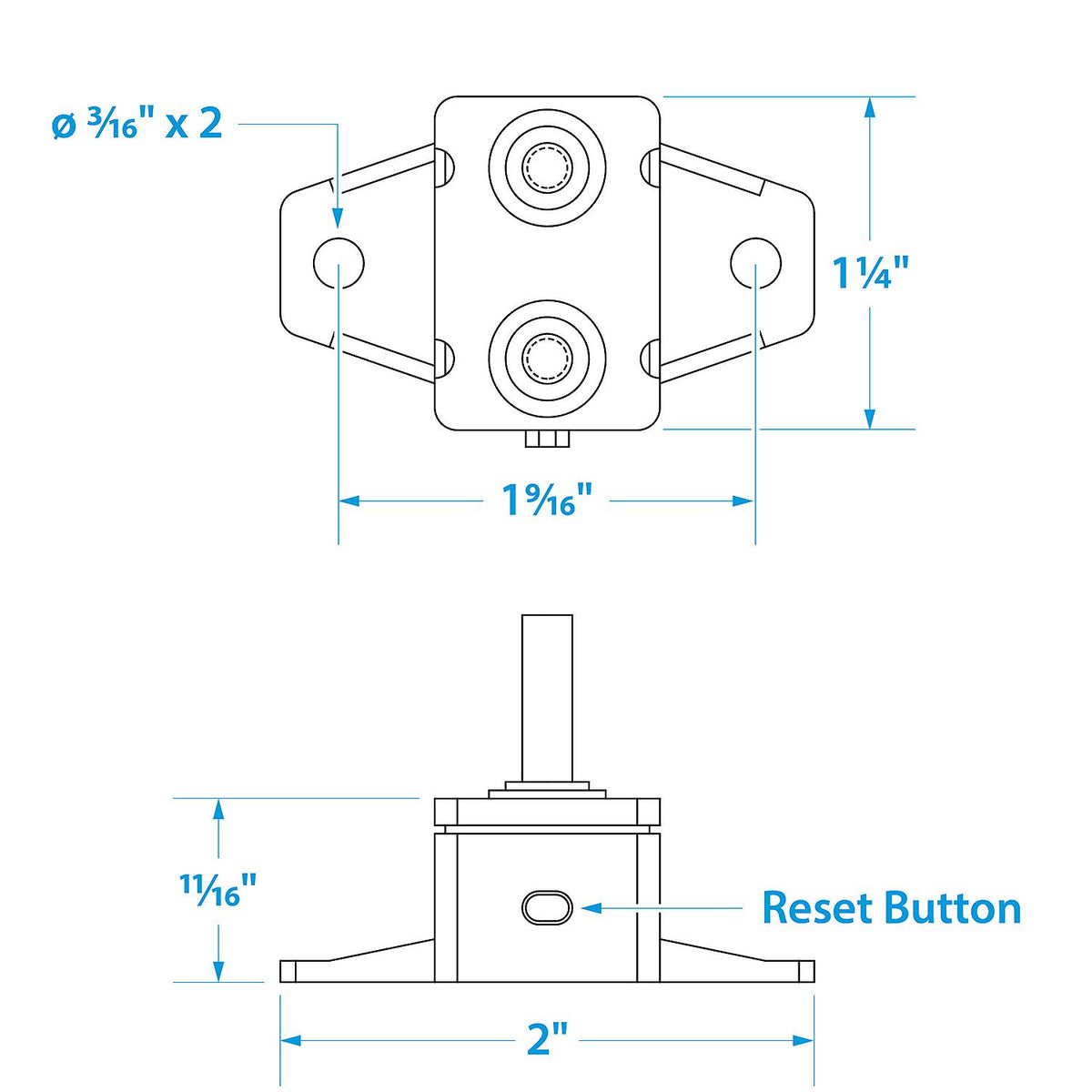 Manual Circuit Breaker, 40 Amp