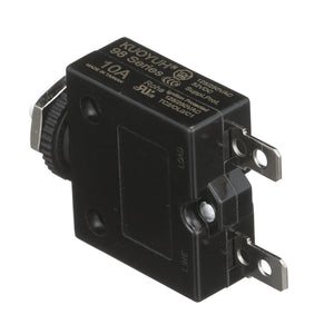 Circuit Breaker, Push to Reset, 10 Amp