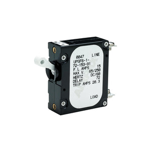 AC/DC Panel Breaker w/ Single White Actuator
